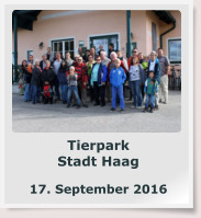 Tierpark Stadt Haag  17. September 2016